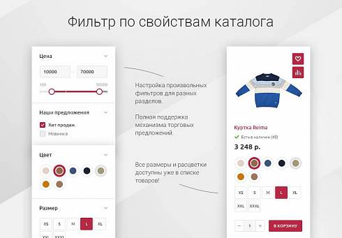 Маркет - адаптивный интернет-магазин